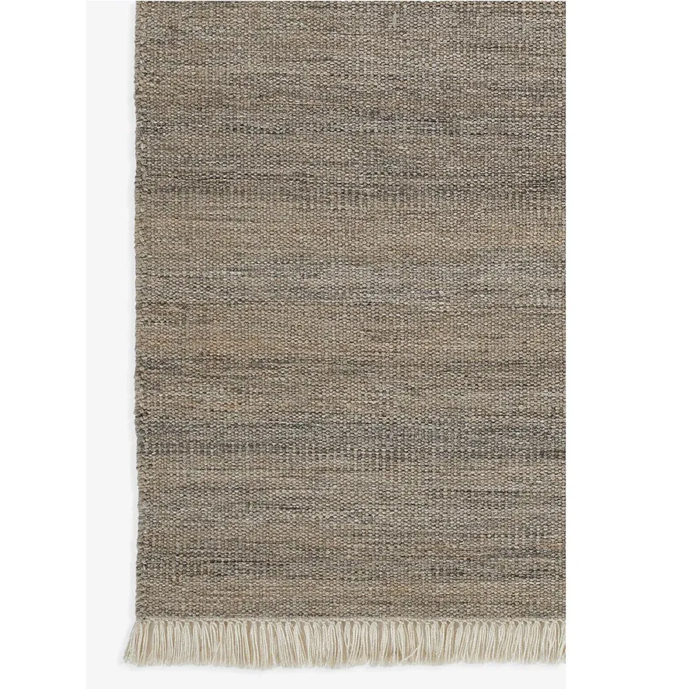 Natalia Striated Indoor Outdoor Runner Rug - Grey, PET Fiber