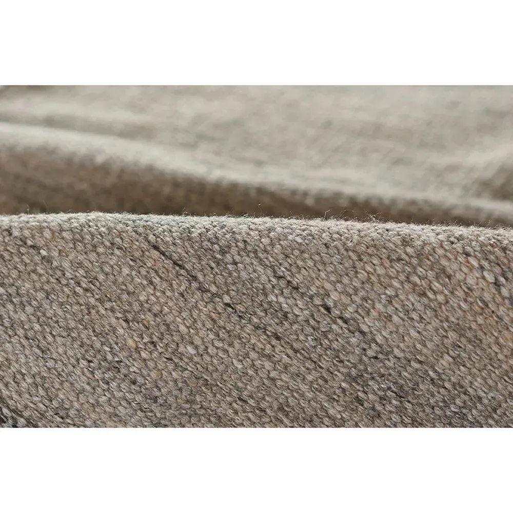 Natalia Striated Indoor Outdoor Runner Rug - Grey, PET Fiber