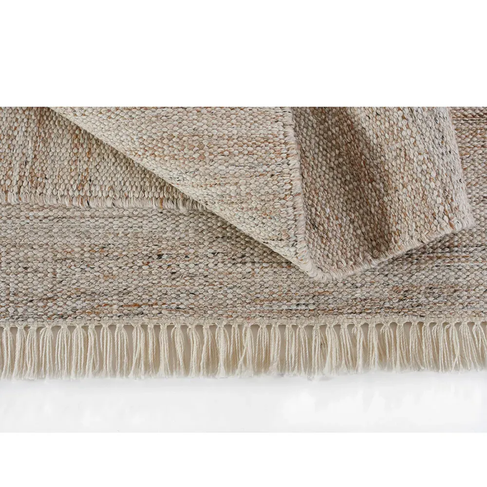 Natalia Striated Runner Indoor Outdoor Rug - Natural, PET Fiber