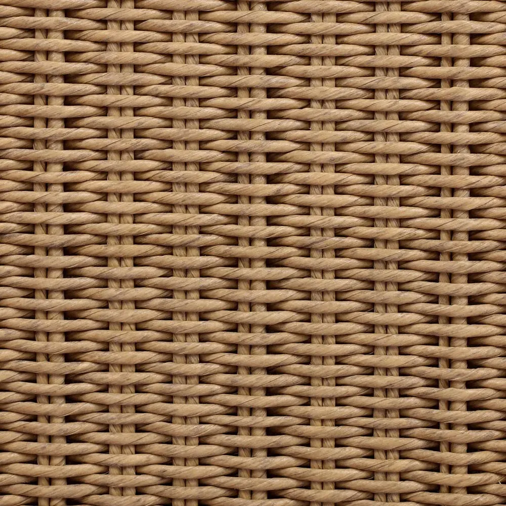 Natasha Woven Outdoor Dining Chair - Brown, Polyethylene