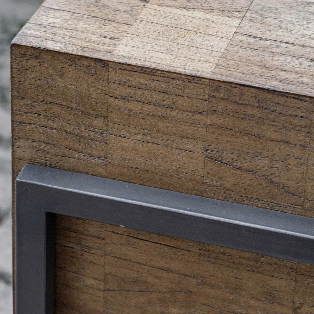 Nathan Console Table - Brown, Mahogany