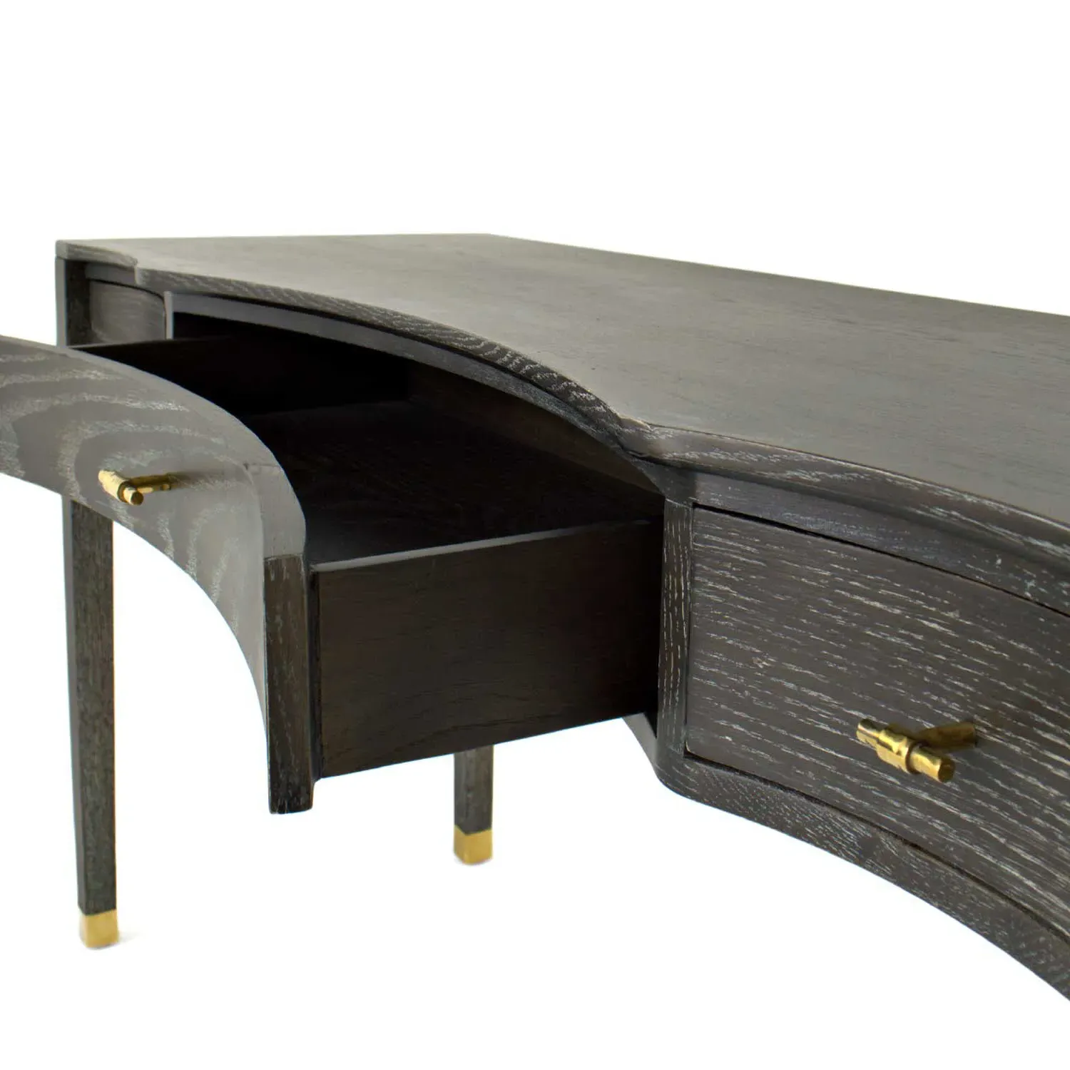 Nathan Desk - Dark Gray, Oak