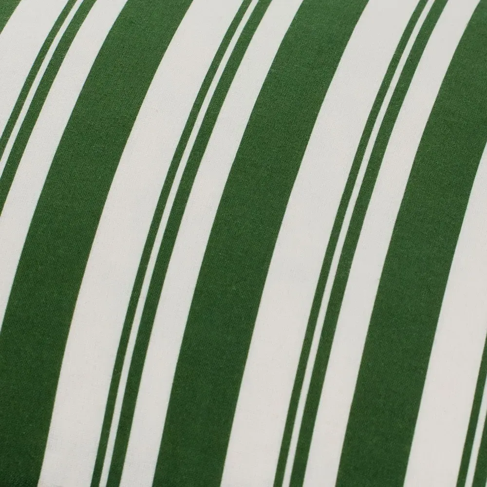 Nathaniel 18x18 Linear Throw Pillow - Green, Cotton