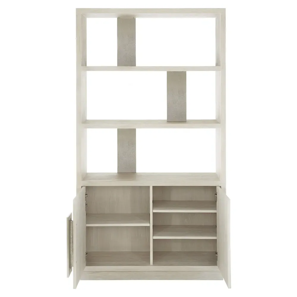 Nathaniel Etagere - White, Oak