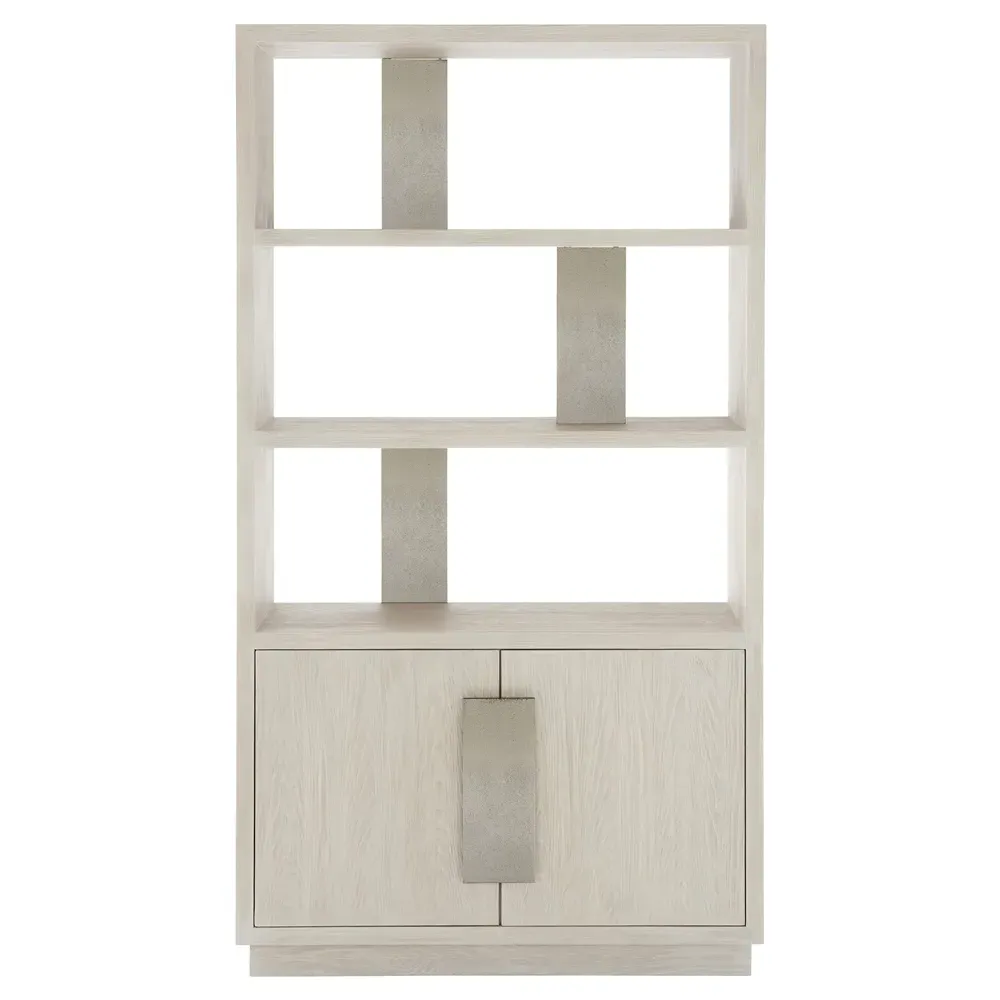 Nathaniel Etagere - White, Oak image