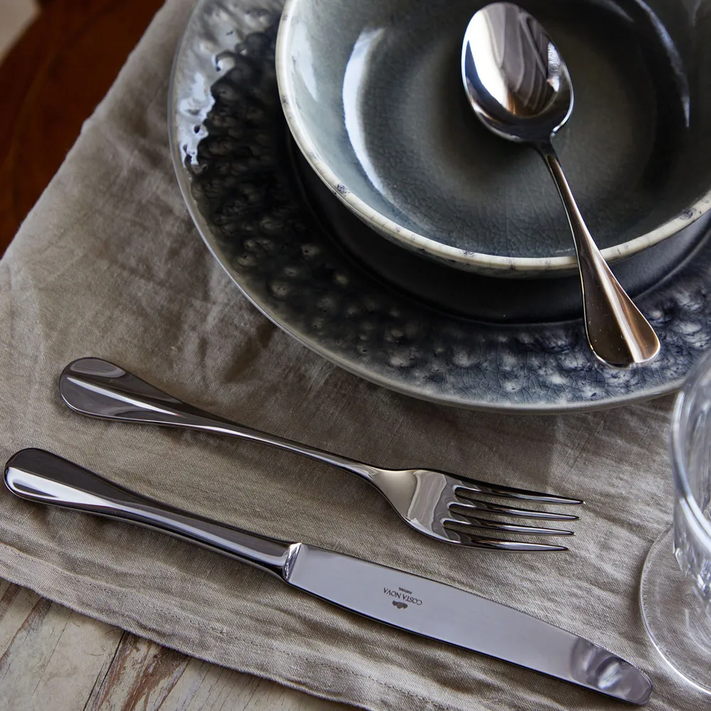 Nau 5 Piece Flatware Set - Silver, Stainless Steel