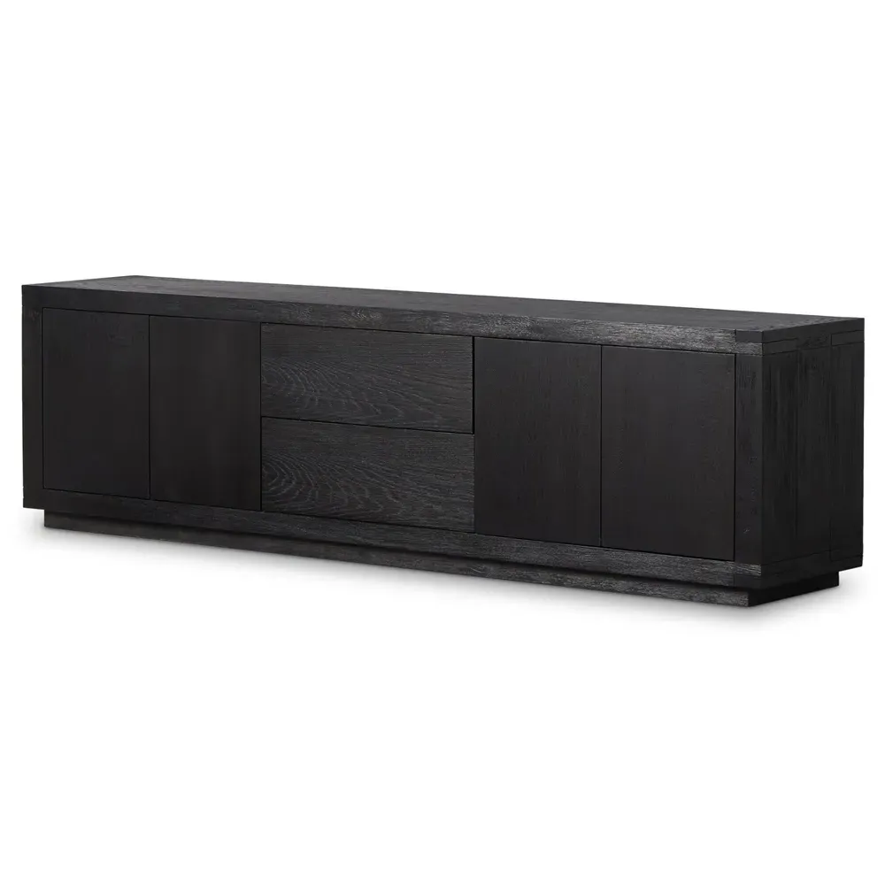 Nayeli Media Console - Black, Oak