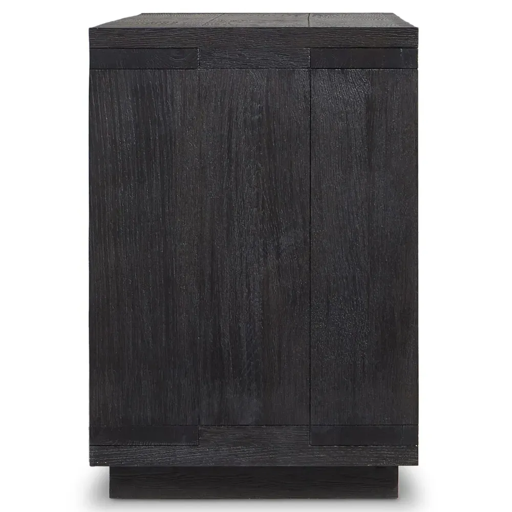 Nayeli Media Console - Black, Oak