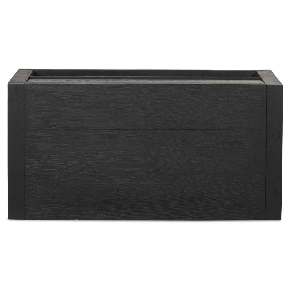 Nayeli Nightstand - Black, Oak