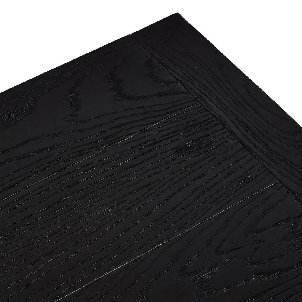 Nayeli Rectangular Coffee Table - Black, Oak