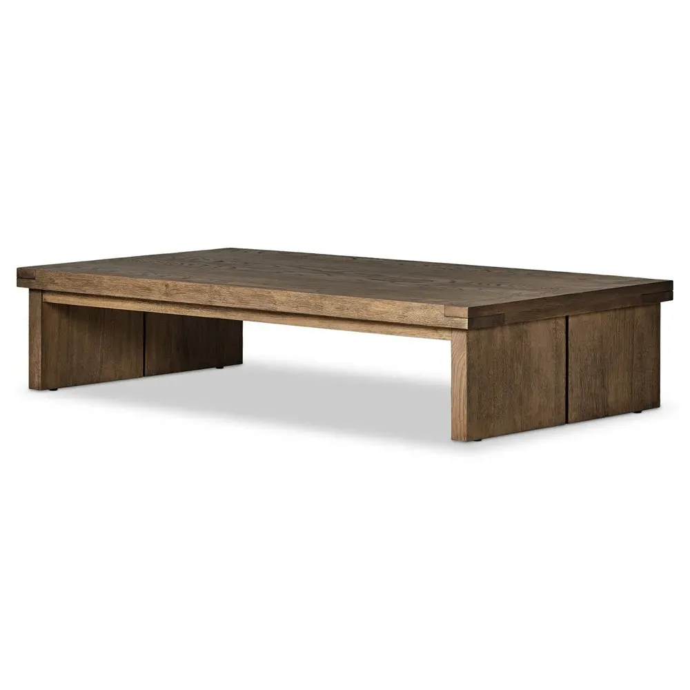 Nayeli Rectangular Coffee Table - Brown, Oak