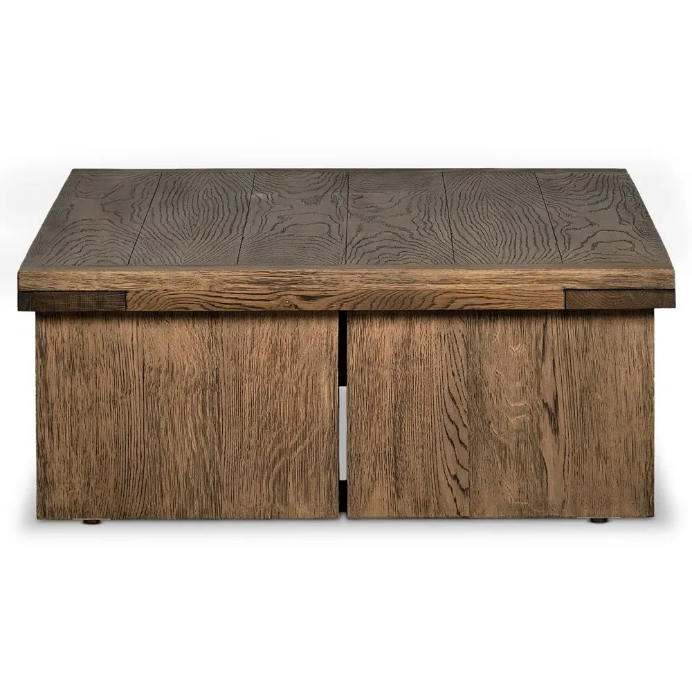 Nayeli Rectangular Coffee Table - Brown, Oak