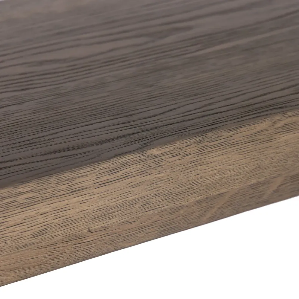 Nayeli Rectangular Console Table - Brown, Oak