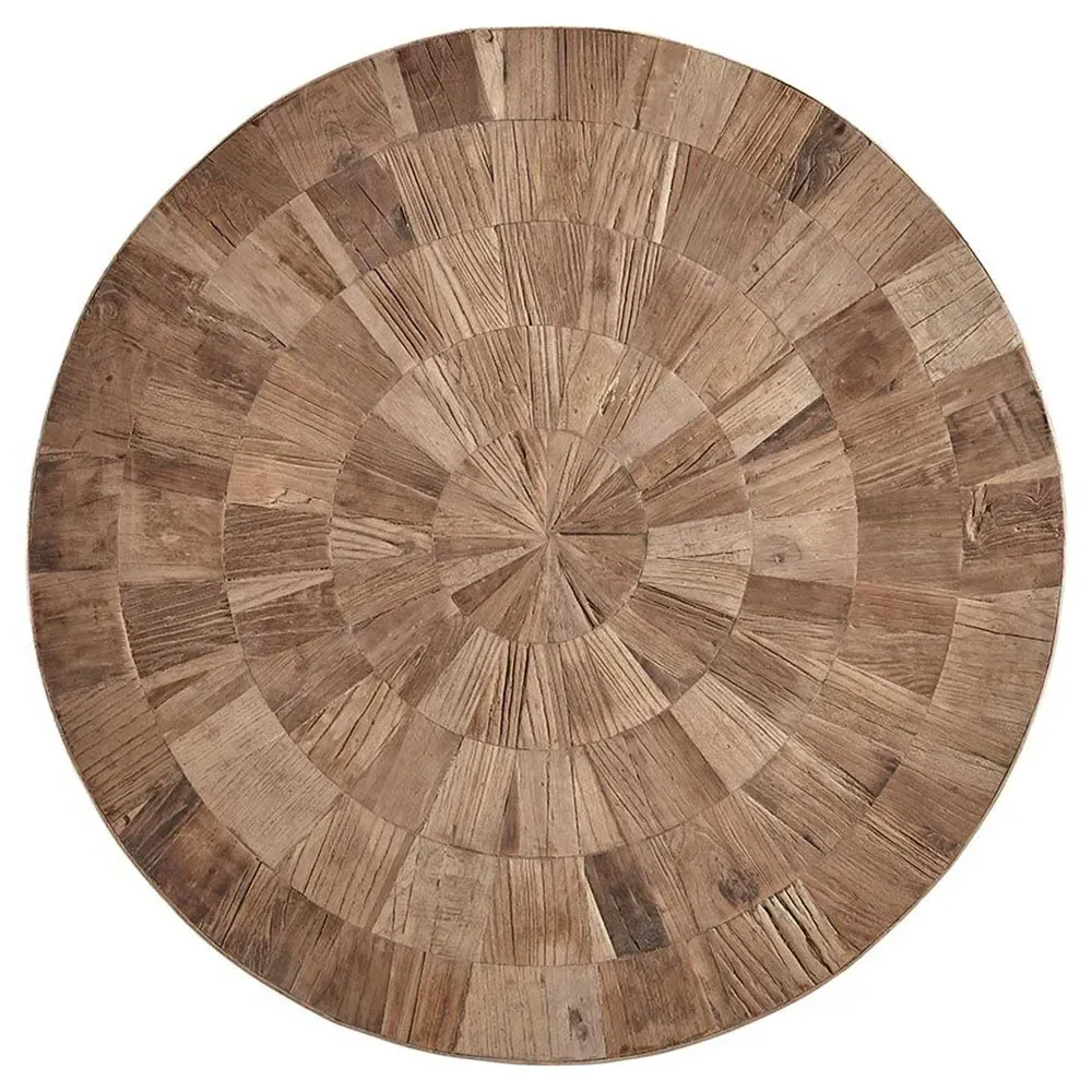 Neah Square Bar Table - Brown, Elm Wood