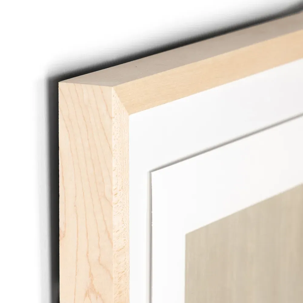 Negative In Taupe Painting 24x18 - Taupe, Textured Paper