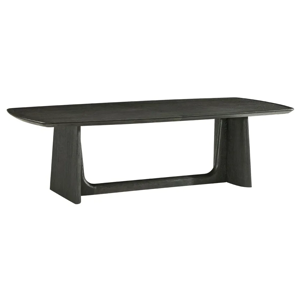 Nell Extendable Dining Table - Charcoal, Oak