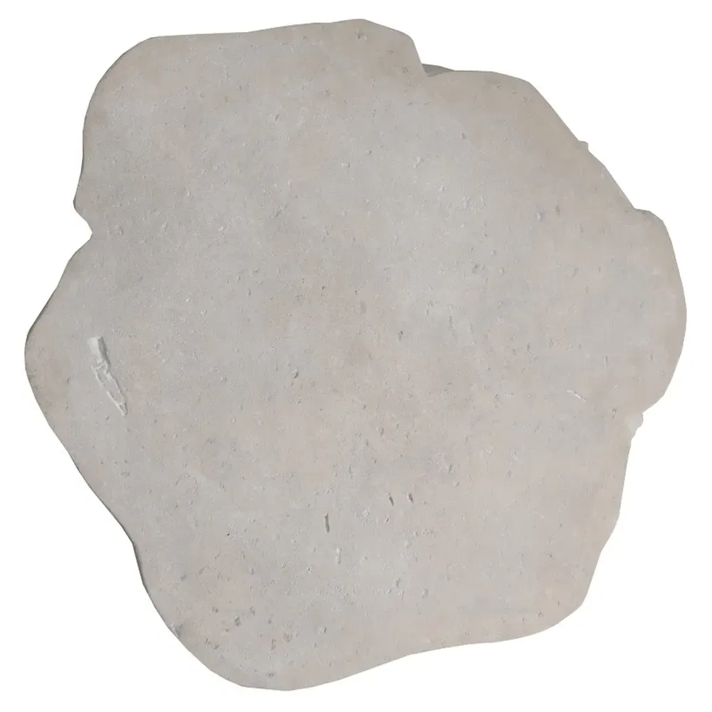 Nephele Block Coffee Table - Off-White, Resin