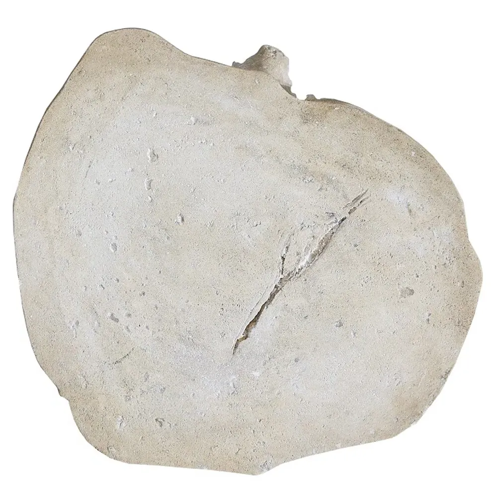 Nephele Large Outdoor Stool - Off-White, Resin