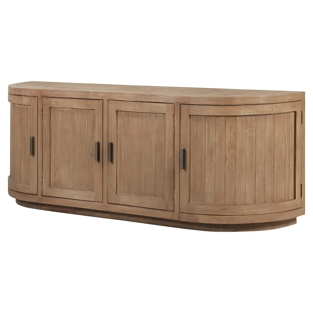 Neriah Reclaimed Wood Media Cabinet - Brown