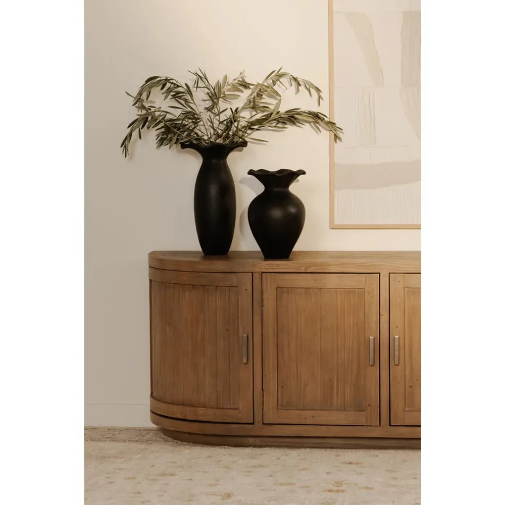 Neriah Reclaimed Wood Media Cabinet - Brown