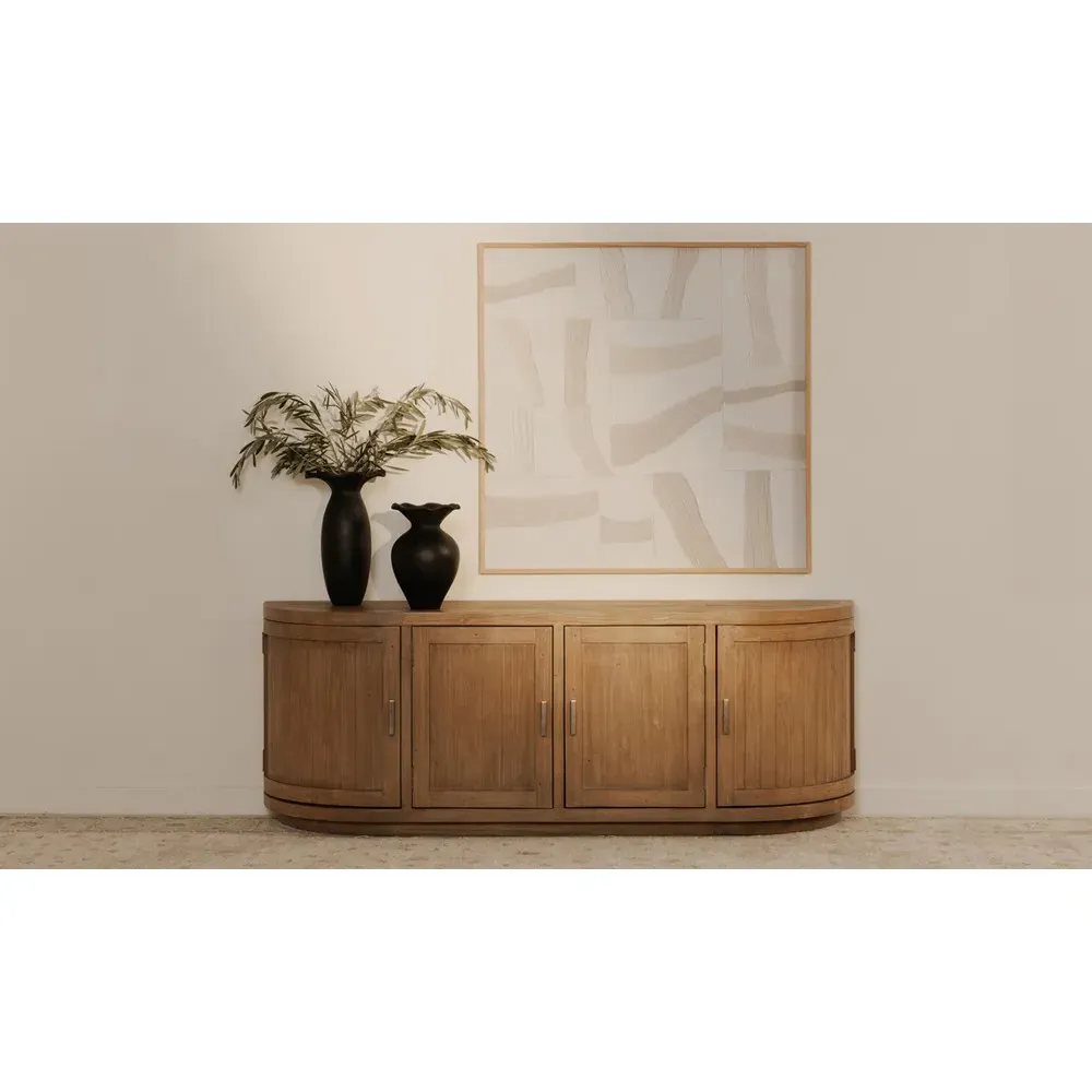 Neriah Reclaimed Wood Media Cabinet - Brown