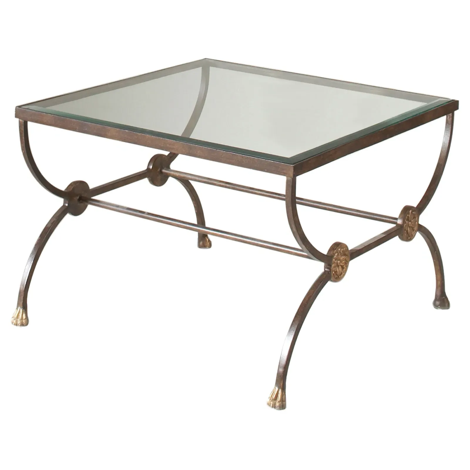 Nessa Square Coffee Table - Bronze, Metal image
