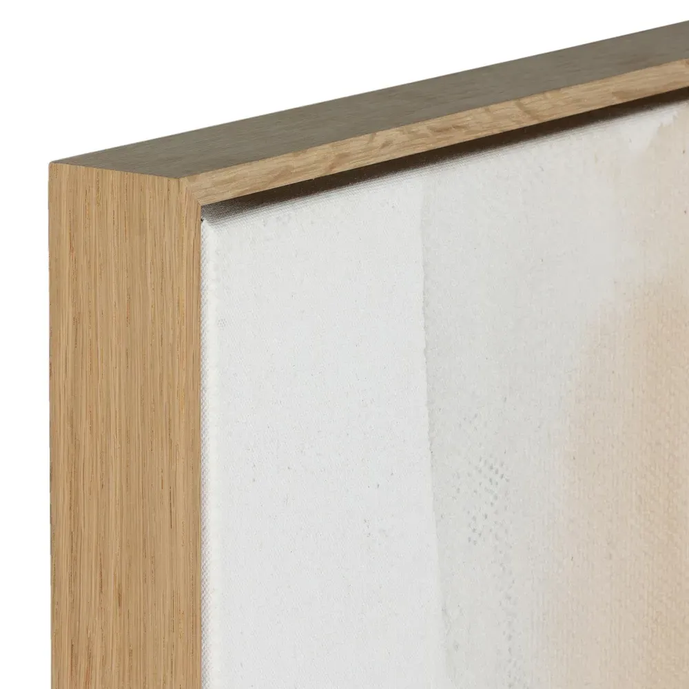 Neutral Wash 1 Painting 24X24 - Beige, Canvas