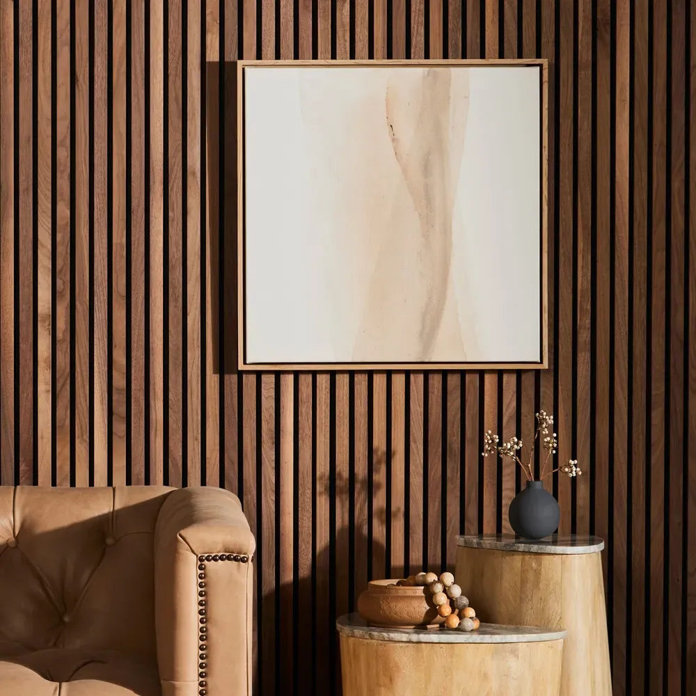 Neutral Wash 1 Painting 24X24 - Beige, Canvas