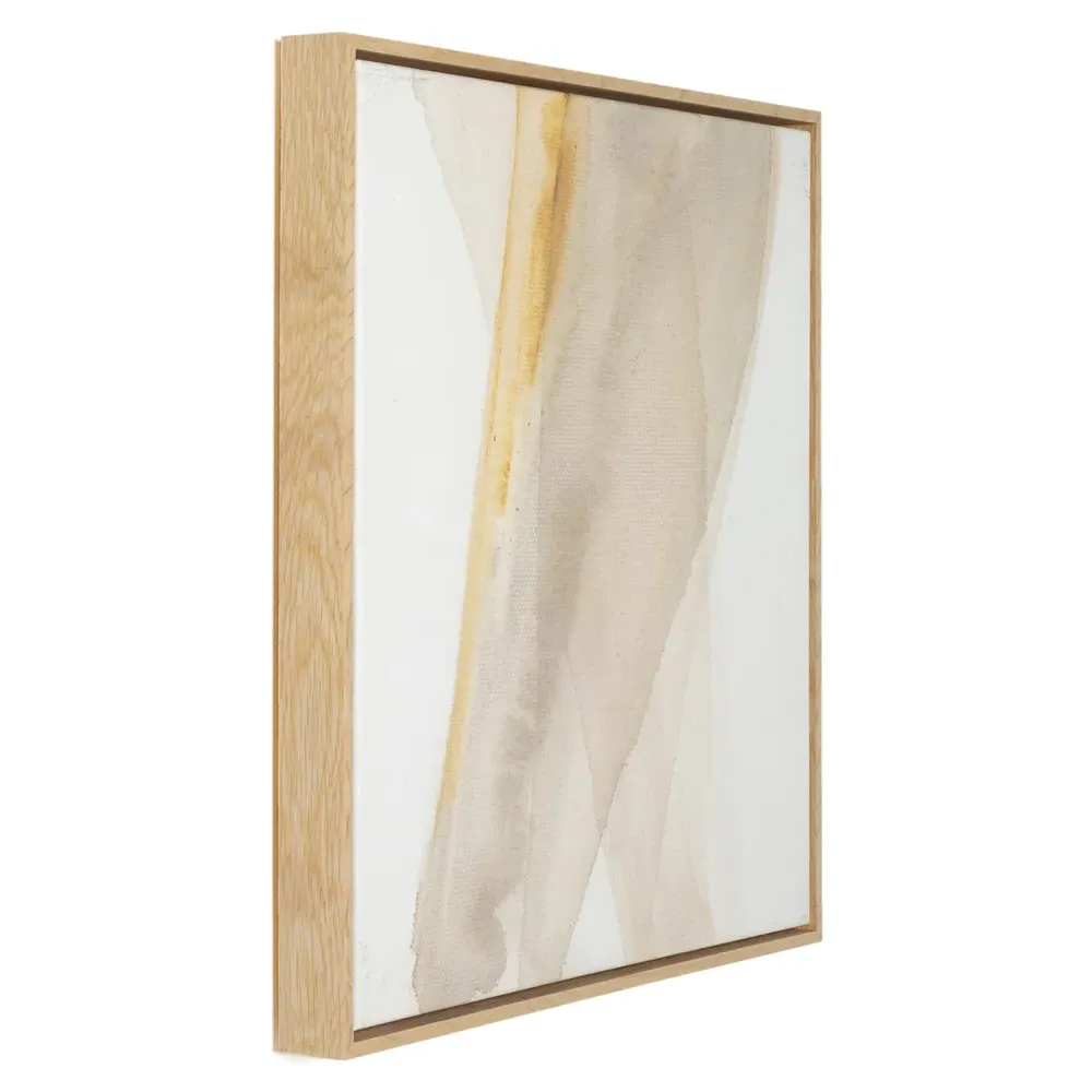 Neutral Wash 3 Painting 24X24 - Beige, Canvas