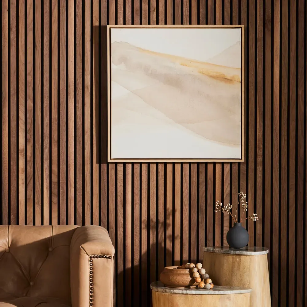 Neutral Wash 3 Painting 24X24 - Beige, Canvas