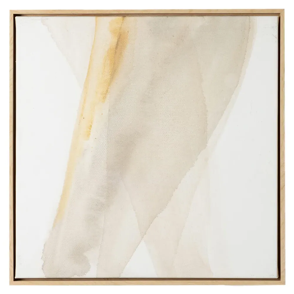 Neutral Wash 3 Painting 24X24 - Beige, Canvas