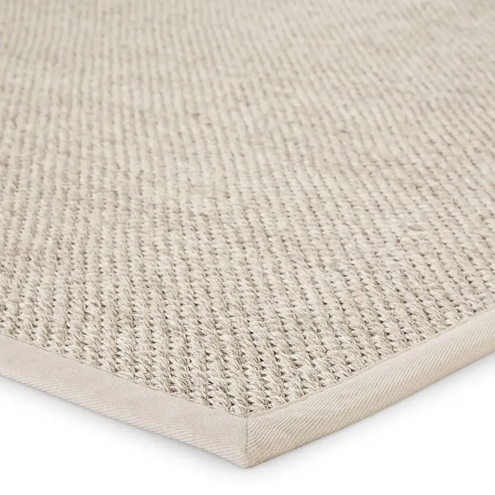 Neville 12x15 Sisal Border Rug - Beige, Sisal