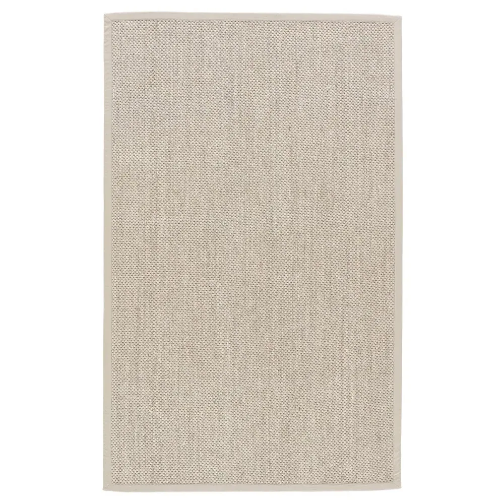 Neville 3x5 Sisal Border Rug - Beige, Sisal