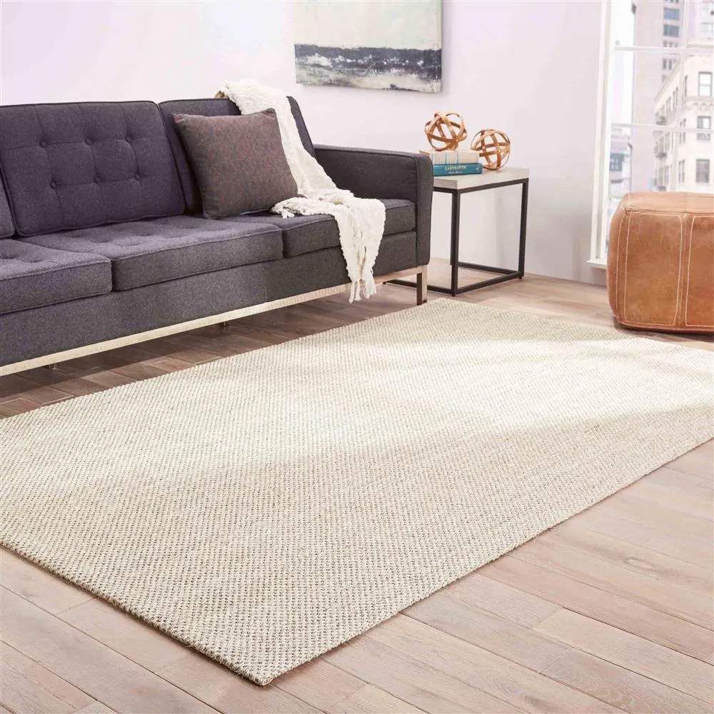 Neville 8x10 Sisal Border Rug - Taupe, Sisal