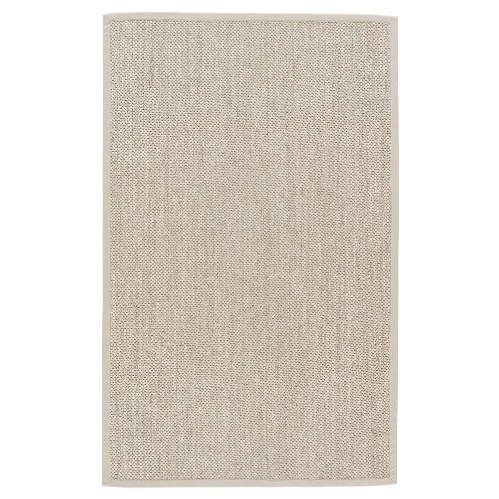 Neville Sample Sisal Border Rug - Beige, Sisal image