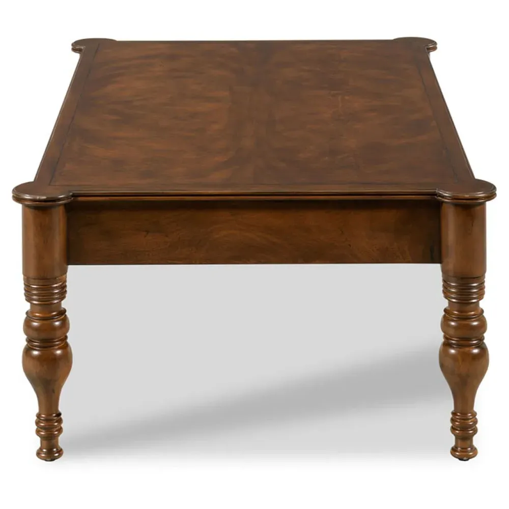 Nevis Rectangular Storage Coffee Table - Brown