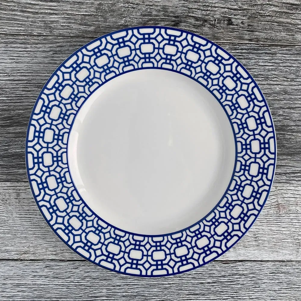 Newport Dinner Plate - Blue, Porcelain