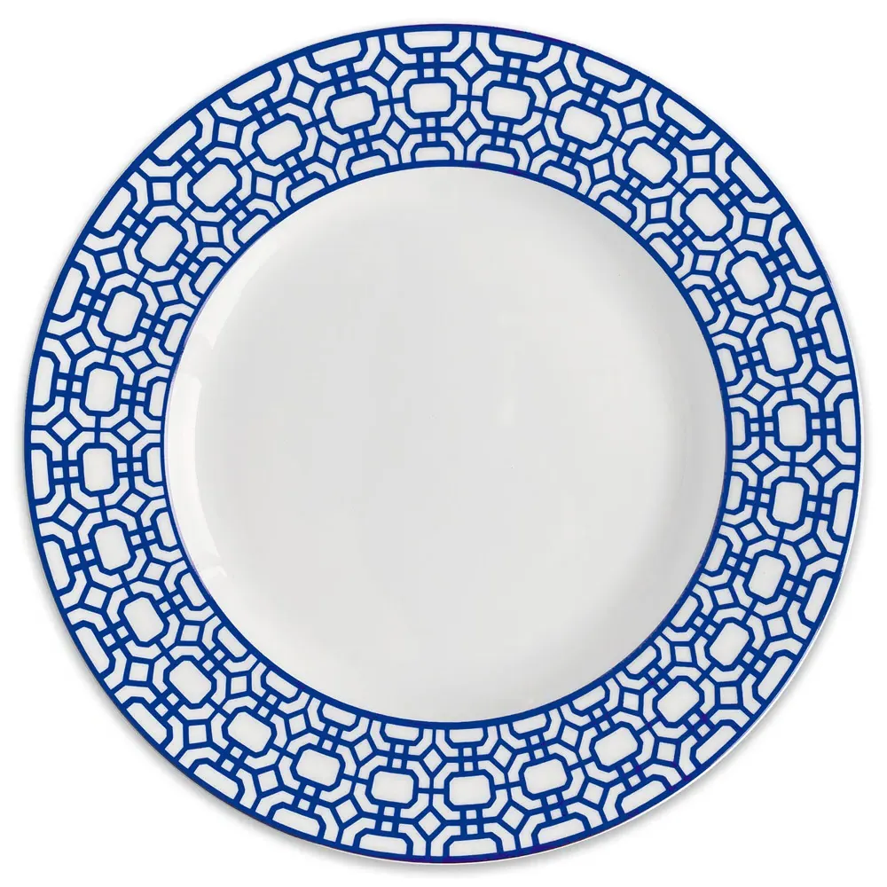 Newport Dinner Plate - Blue, Porcelain