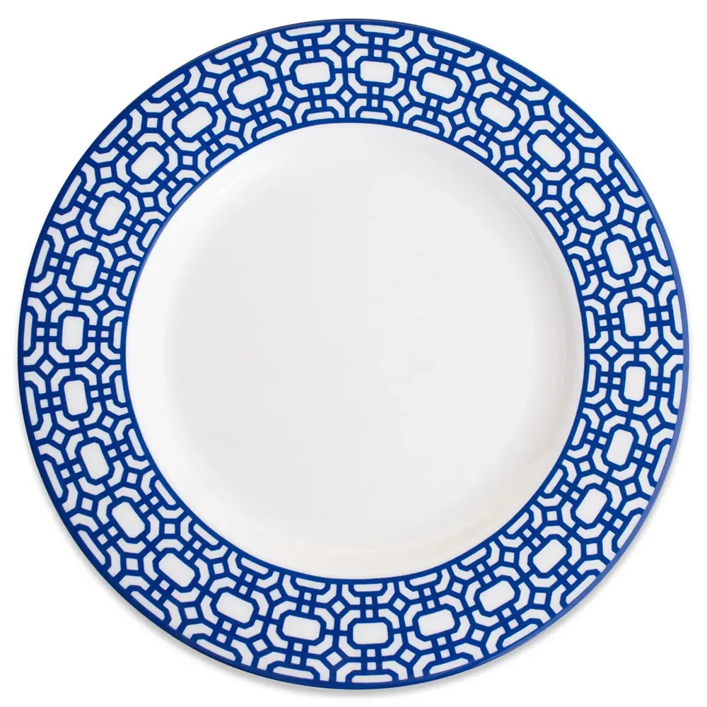 Newport Salad Plate - Blue, Porcelain