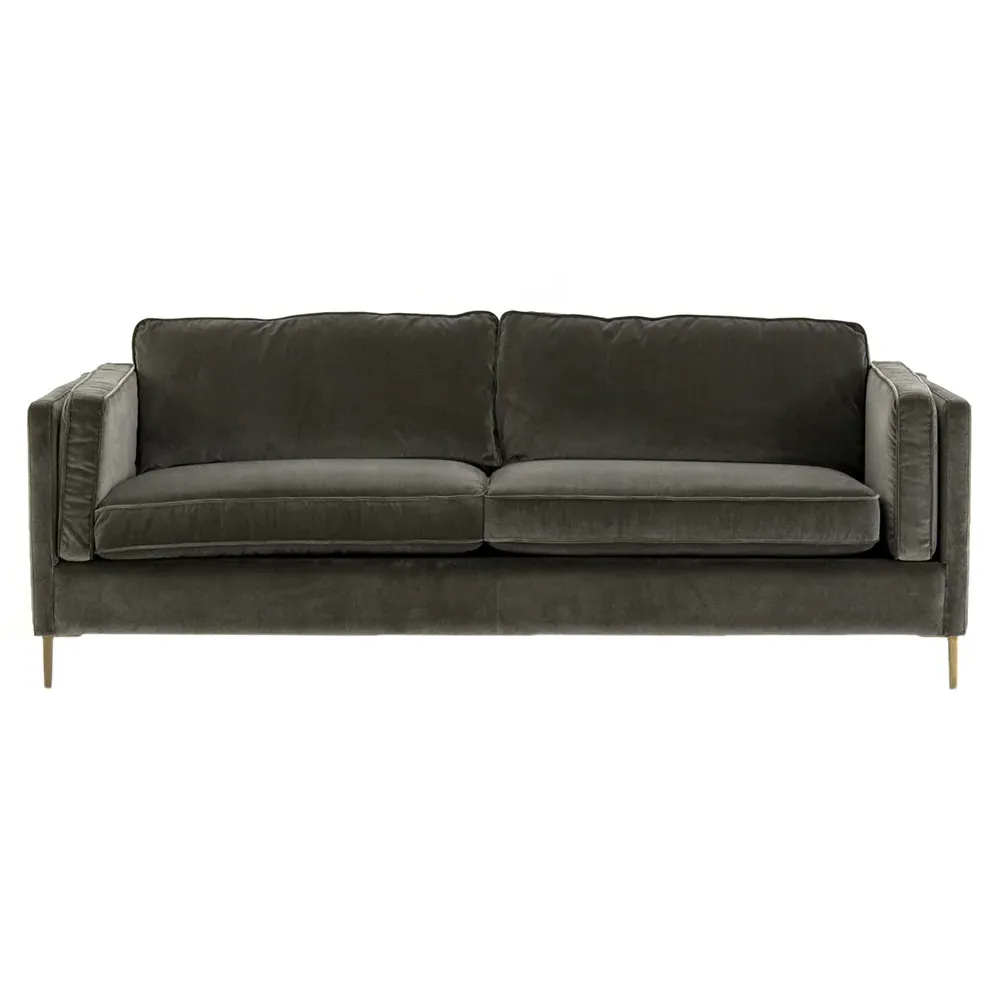 Nicholas Sofa - Dark Grey, Velvet image