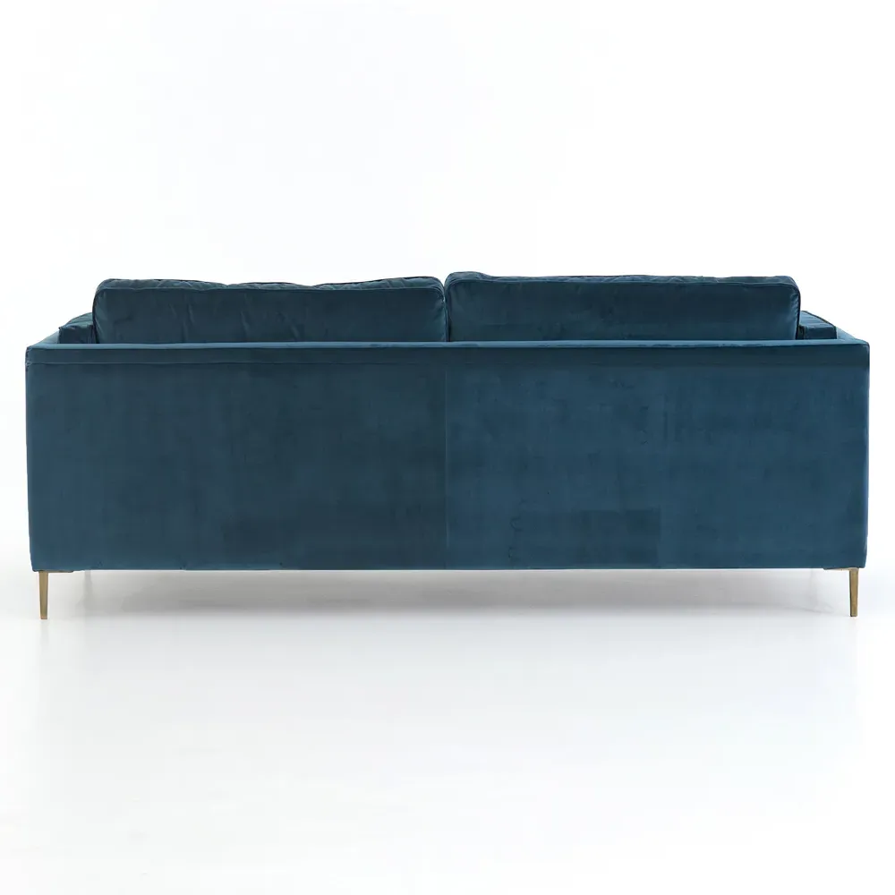 Nicholas Sofa - Sapphire Blue, Velvet