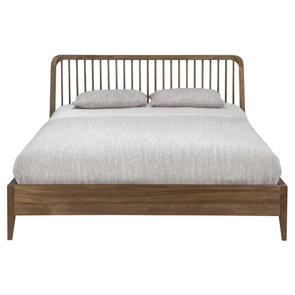 Nicole Queen Size Bed Frame - Reclaimed Teak image