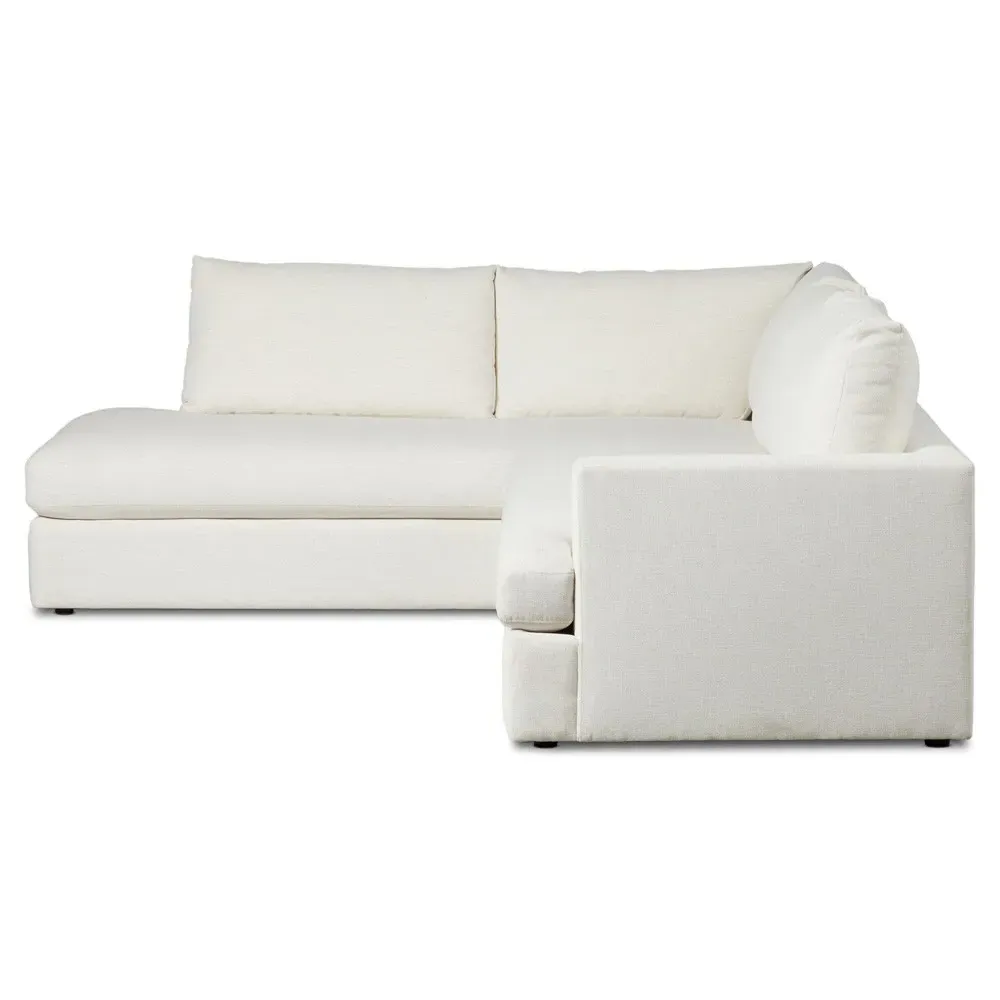 Nicole Right Chaise Sectional - Cream