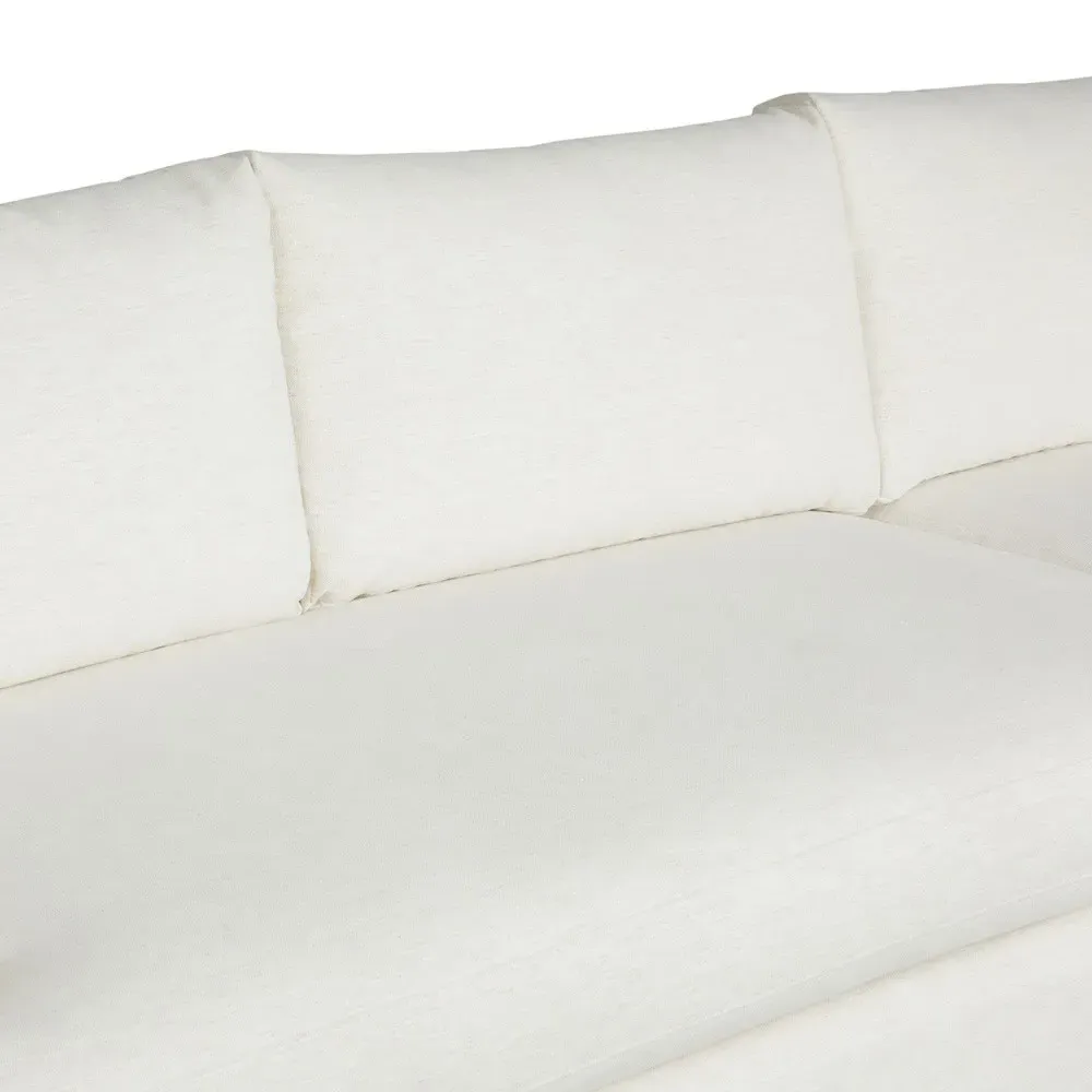 Nicole Right Chaise Sectional - Cream