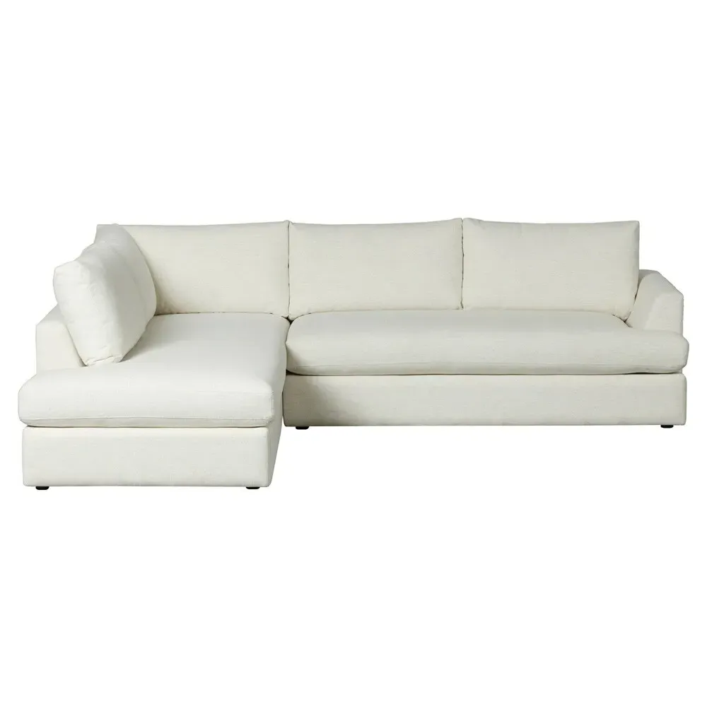 Nicole Right Chaise Sectional - Cream