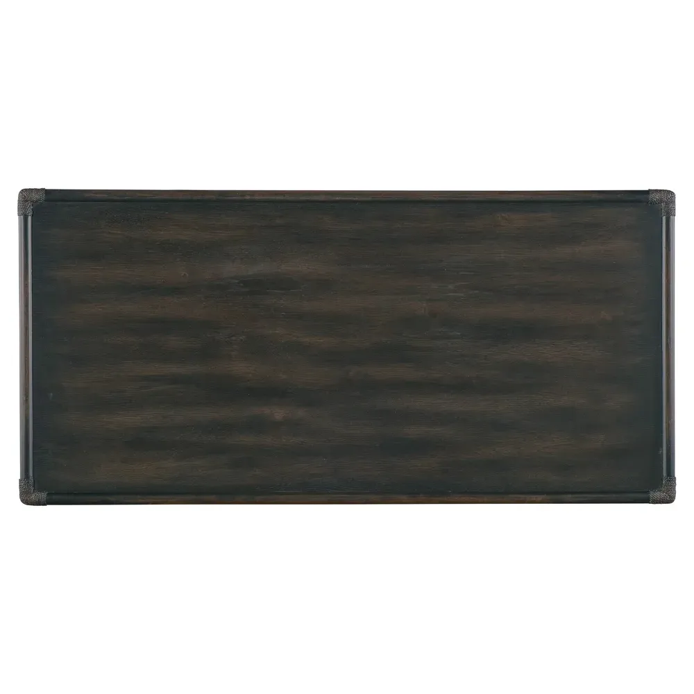 Nigel Rectangular Storage Coffee Table - Dark Oak