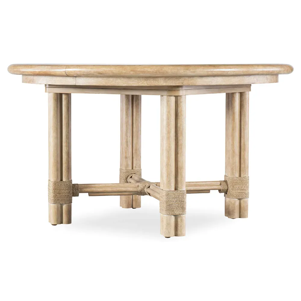 Nigel Round Extendable Dining Table - Light Oak