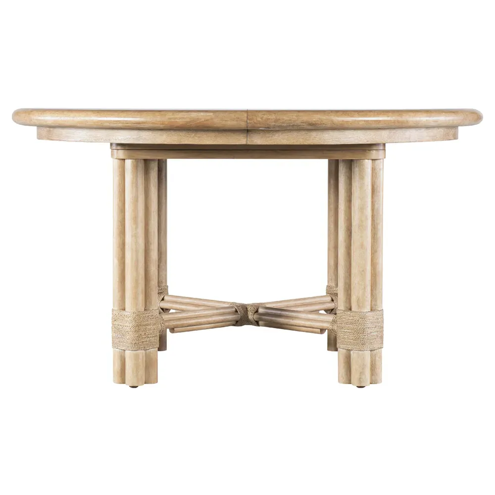 Nigel Round Extendable Dining Table - Light Oak
