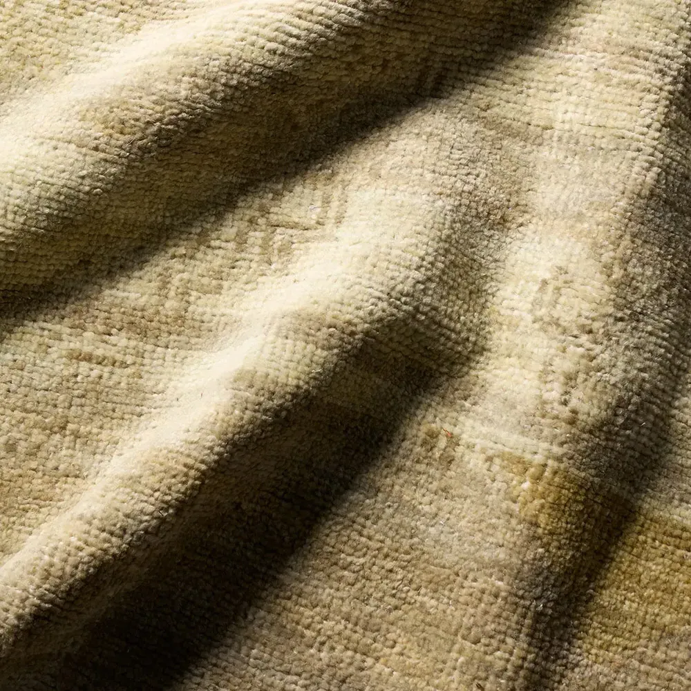 Nikita Fayola Medallion Hand Knotted Rug Sample - Green, Wool