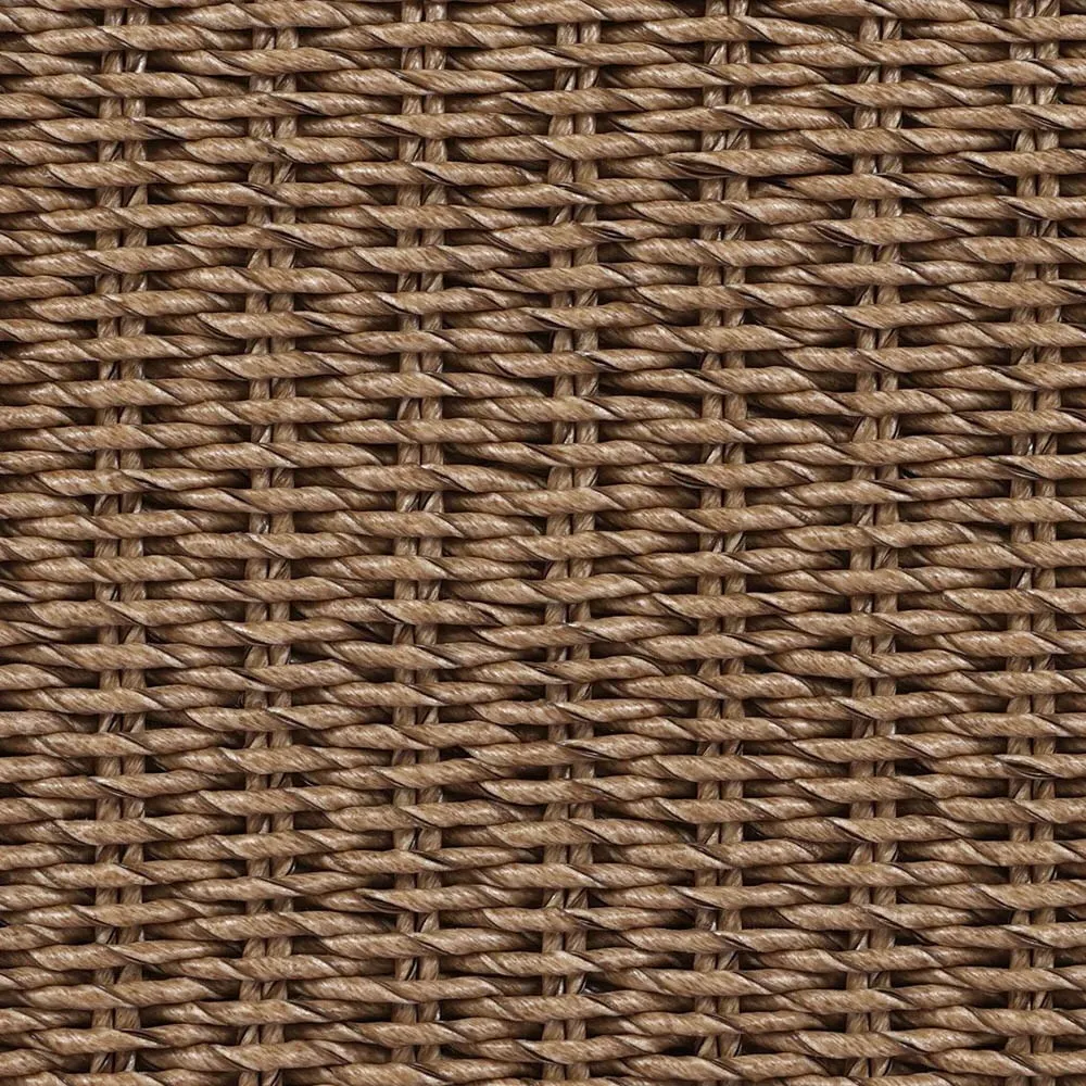 Nikka 104" Woven Outdoor Sofa - Brown